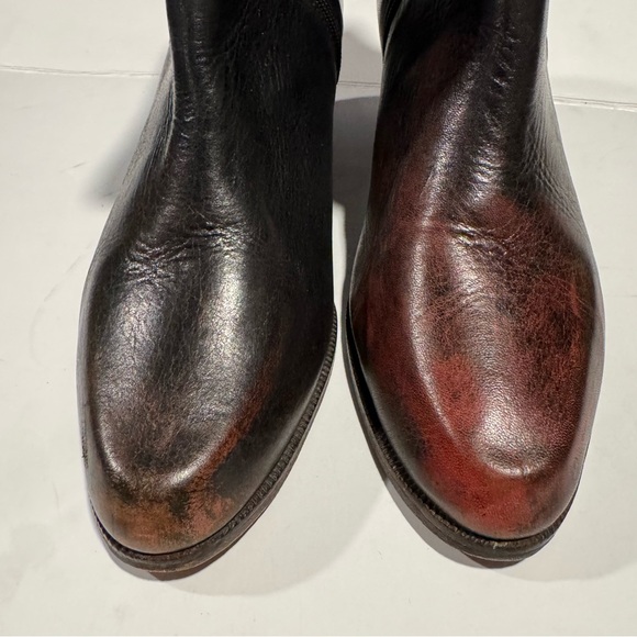 Stacy Adams Harness Contrasting Pattern Ankle Boots Size 8 - Picture 2 of 13